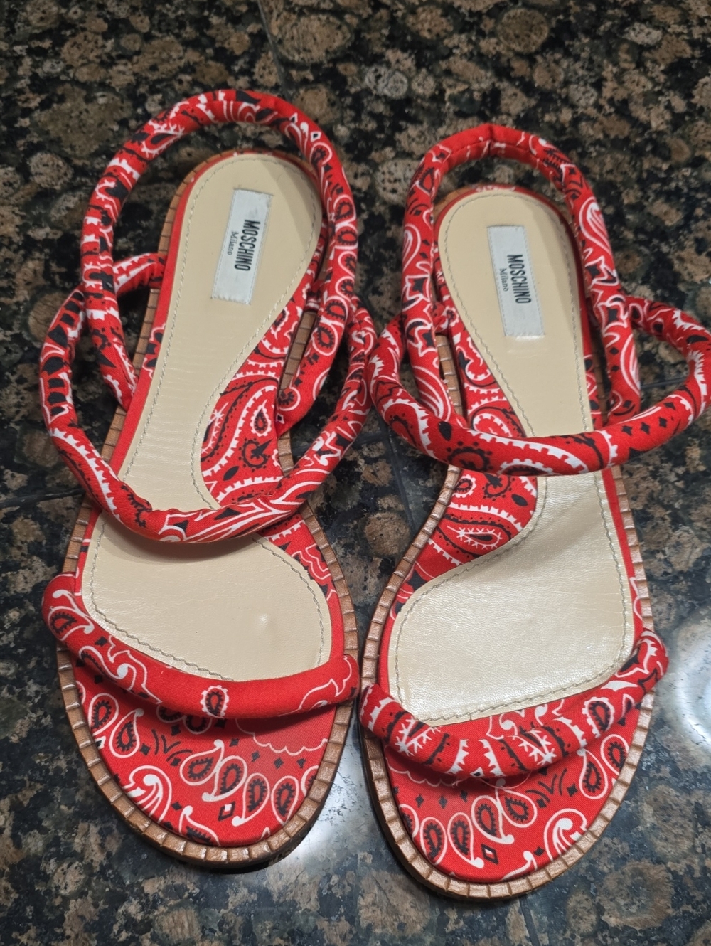 Jeremy Scott moschino bandana print sz 40